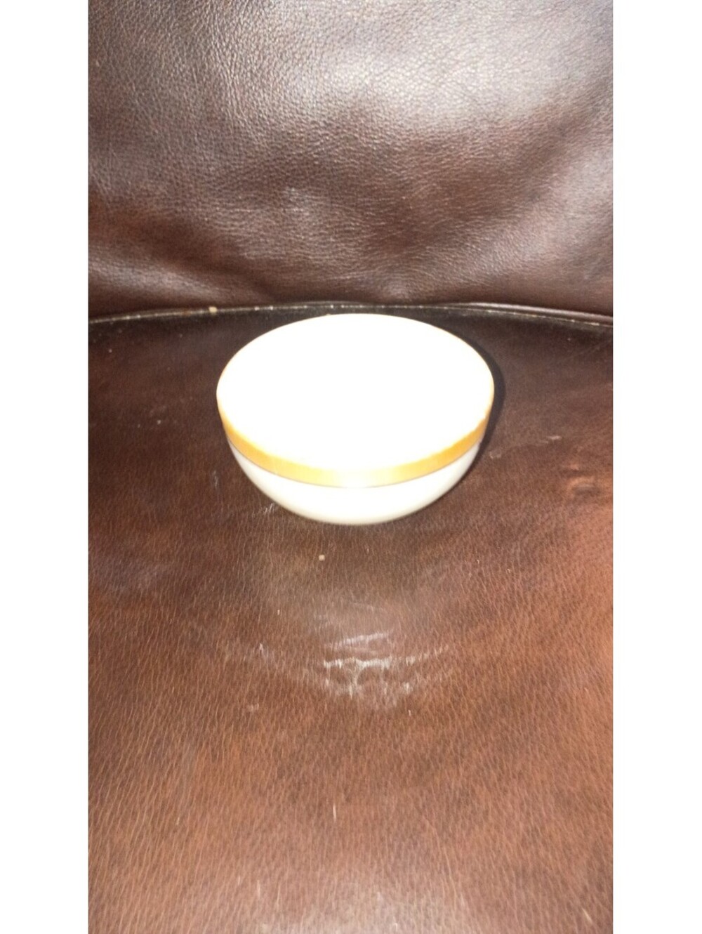 White and Gold Ceramic Teacup Set